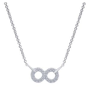 Gabriel Fashion Silver Eternal Love Necklace NK4317SVJWS