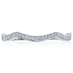 Tacori 2565B-1 18 Karat Ribbon Diamond Wedding Band
