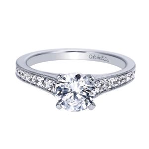 Gabriel 14 Karat Victorian Engagement Ring ER8221W44JJ