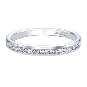 Gabriel 14 Karat Contemporary Wedding Band WB9706W44JJ