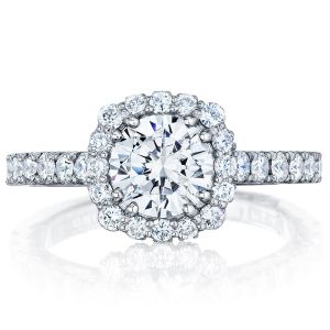 Tacori 37-2CU65 18 Karat Full Bloom Engagement Ring