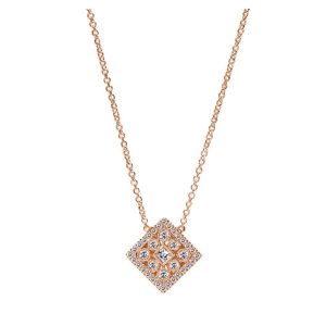 Gabriel Fashion 14 Karat Clustered Diamonds Necklace NK4157K45JJ