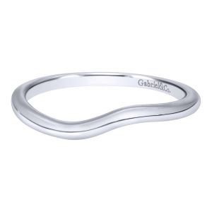 Gabriel 14 Karat Contemporary Wedding Band WB10771W4JJJ