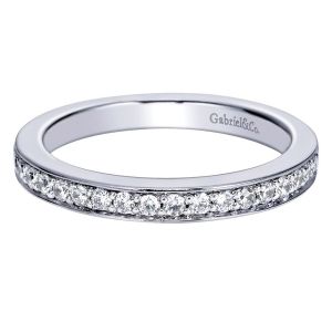 Gabriel 14 Karat Contemporary Wedding Band WB5893W44JJ