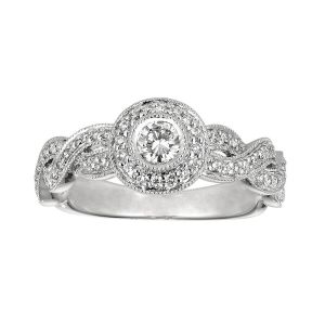 Gabriel Fashion 14 Karat Victorian Ladies' Ring LR4690W45JJ