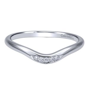 Gabriel 14 Karat Contemporary Wedding Band WB911901R1W44JJ