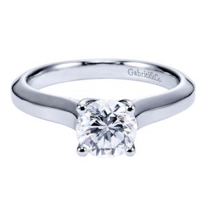 Gabriel Platinum Contemporary Engagement Ring ER6611PTJJJ