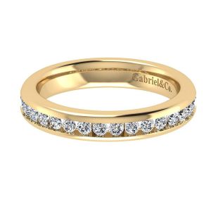 Gabriel 14 Karat Contemporary Wedding Band WB4185Y44JJ