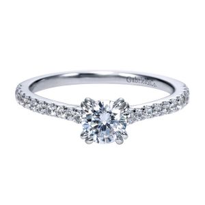 Gabriel 14 Karat Contemporary Engagement Ring ER97709W44JJ