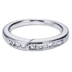 Gabriel 14 Karat Contemporary Wedding Band WB6354W44JJ