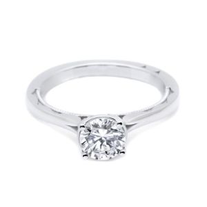 Simply Tacori Platinum Diamond Solitaire Engagement Ring 50RD6