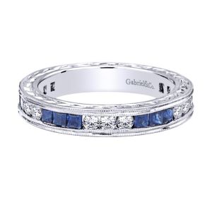 Gabriel Fashion 14 Karat Stackable Stackable Ladies' Ring LR3095W44SA