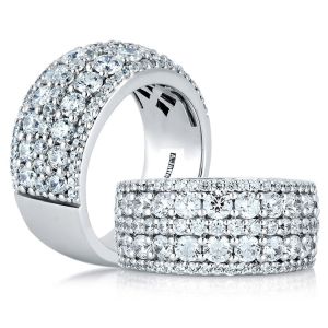 A.JAFFE Seasons of Love Collection 18 Karat Diamond Wedding Ring WR0800 / 226