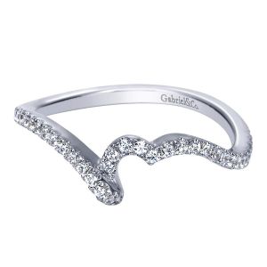 Gabriel 14 Karat Contemporary Wedding Band WB6972W44JJ