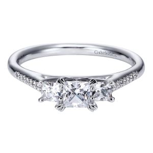 Gabriel 14 Karat Contemporary Engagement Ring ER94275W44JJ