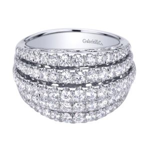 Gabriel Fashion 14 Karat Lusso Diamond Ladies' Ring LR6546W44JJ