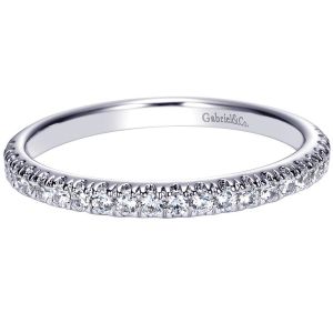 Gabriel 14 Karat Contemporary Wedding Band WB9005W44JJ