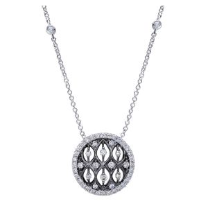 Gabriel Fashion 14 Karat Twilight Necklace NK4470W45JJ