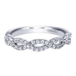 Gabriel 14 Karat Contemporary Wedding Band WB8043W44JJ