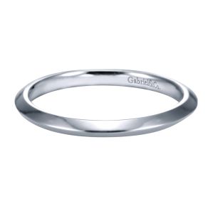 Gabriel 14 Karat Contemporary Wedding Band WB6686W4JJJ