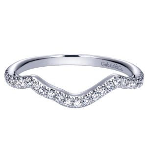 Gabriel 14 Karat Contemporary Wedding Band WB8733W44JJ