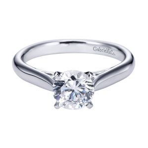 Gabriel Platinum Contemporary Engagement Ring ER6672PTJJJ