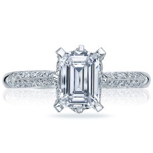 2504EMP7X5 Platinum Simply Tacori Engagement Ring