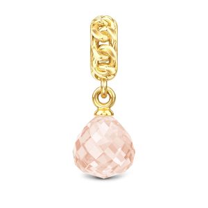 Endless Jewelry Jennifer Lopez Silver Bracelet Collection Dusty Rose Chain Drop Gold Charm 3581-1