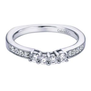 Gabriel 14 Karat Victorian Wedding Band WB5578W44JJ