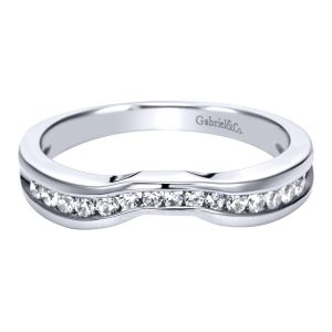 Gabriel Platinum Contemporary Wedding Band WB1726PT3JJ