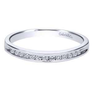 Gabriel 14 Karat Contemporary Wedding Band WB2150W44JJ