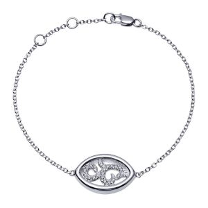 Gabriel Fashion Silver Contemporary Chain Bracelet TB3127SV5JJ