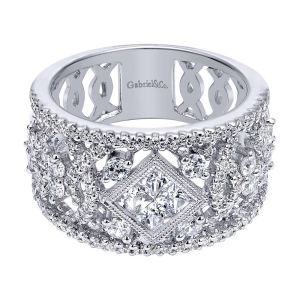 Gabriel Fashion 14 Karat Lusso Diamond Ladies' Ring LR5171W44JJ