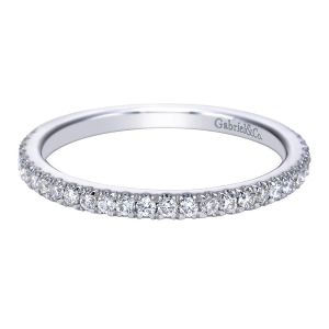 Gabriel 14 Karat Contemporary Wedding Band WB7259W44JJ