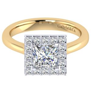 Gabriel 14 Karat Contemporary Engagement Ring ER7490M44JJ