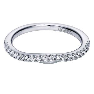 Gabriel 14 Karat Contemporary Wedding Band WB6016W44JJ