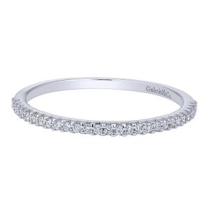 Gabriel 14 Karat Contemporary Wedding Band WB10986W44JJ