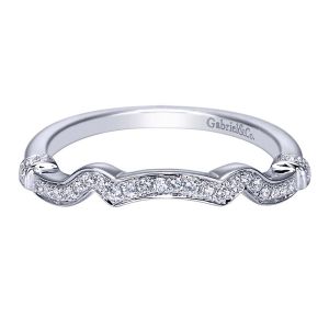 Gabriel 14 Karat Contemporary Wedding Band WB7479W44JJ