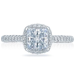 HT2547PR6 Platinum Tacori Classic Crescent Engagement Ring