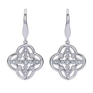 Gabriel Fashion Silver Madison Drop Earrings EG11893SV5JJ