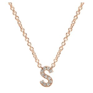 Gabriel Fashion 14 Karat Initial Initial Necklace NK4577S-K45JJ