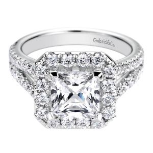 Gabriel 14 Karat Contemporary Engagement Ring ER9783W44JJ