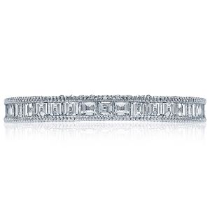 HT2517B12X Platinum Tacori Blooming Beauties Diamond Wedding Ring