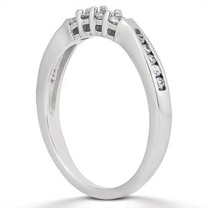 Taryn Collection Platinum Wedding Ring TQD B-8511
