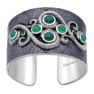Gabriel Fashion Silver Goddess Cuff Bracelet BG3230SVJGO