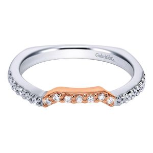 Gabriel 14 Karat Contemporary Wedding Band WB4007T44JJ