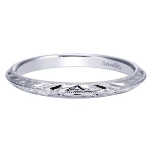 Gabriel 14 Karat Victorian Wedding Band WB8801W4JJJ