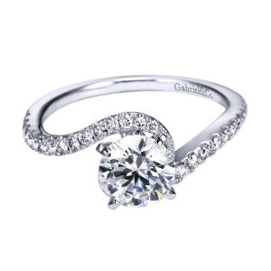 Gabriel 14 Karat Contemporary Engagement Ring ER7232W44JJ