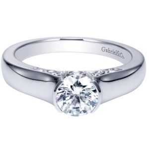 Gabriel 14 Karat Contemporary Engagement Ring ER9057W44JJ