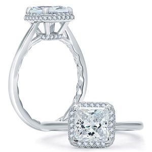 A.JAFFE 18 Karat Classic Engagement Ring ME1845Q